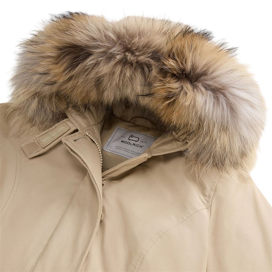 Arctic Parka in Ramar Cloth con pelliccia removibile Woolrich | CFWWOU0538OXT